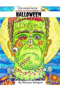 Halloween coloring book