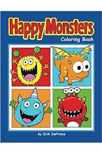 Happy Monsters Coloring Book