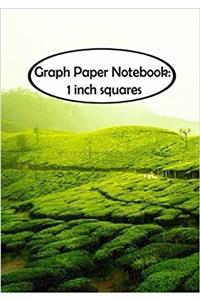 Graph Paper Notebook - 1 Inch Squares - Trees: Graph Paper, 1 Inch Squares