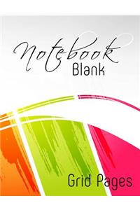 Notebook Blank Grid Pages