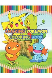 Amazing Pokemon Coloring Book