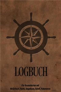 Logbuch für Bootsfahrten mit Motorboot, Yacht, Segelboot, Schiff, Katamaran