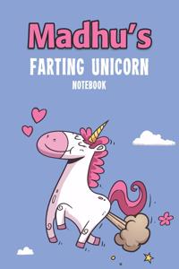 Madhu's Farting Unicorn Notebook