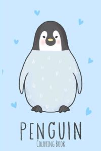 Penguins Coloring Book