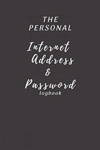 The personal Internet Address & Password Journal