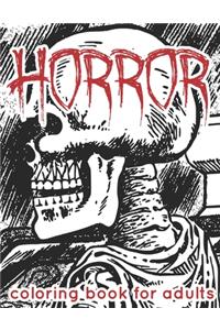 Horror Coloring Book for Adults