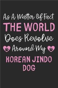 As A Matter Of Fact The World Does Revolve Around My Korean Jindo Dog