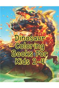 Dinosaur Coloring Books For Kids 2-4