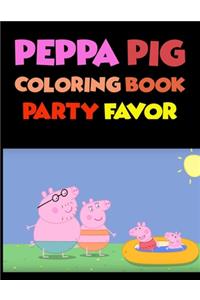 Peppa Pig Coloring Book Party Favor