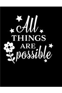 All things are possible