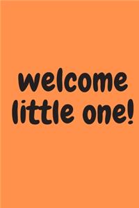 welcome little one! Peerfect Journal for your new baby, Notebook, Diary (120 pages)