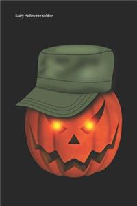 Scary Halloween soldier