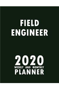Field Engineer 2020 Weekly and Monthly Planner