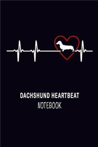 Dachshund Heartbeat Notebook
