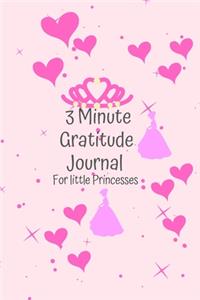 3 Minute Gratitude Journal for little Princesses