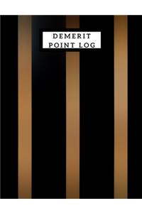 Demerit point log