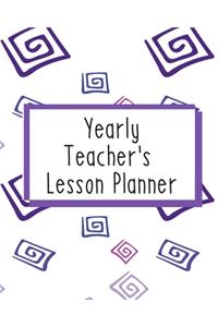 Yearly Teacher's Lesson Planner