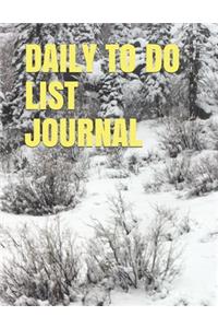Daily to Do List Journal