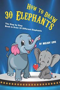 How to Draw 30 Elephants