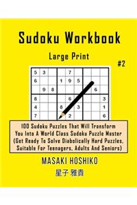 Sudoku Workbook-Large Print #2
