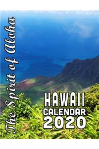 The Spirit of Aloha Hawaii Calendar 2020