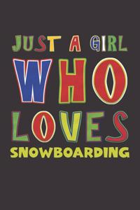 Just A Girl Who Loves Snowboarding