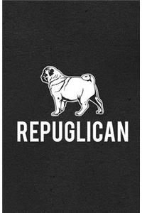 Repuglican A5 Lined Notebook