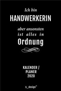 Kalender 2020 für Handwerker / Handwerkerin