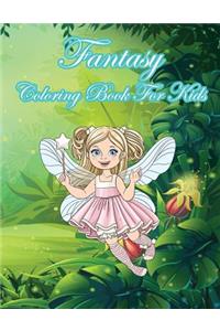 Fantasy Coloring Book For Kids