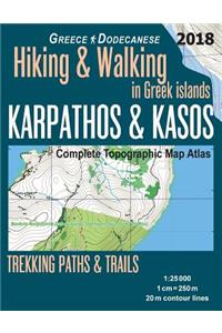 Karpathos & Kasos Complete Topographic Map Atlas 1