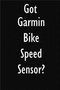 Got Garmin Bike Speed Sensor?
