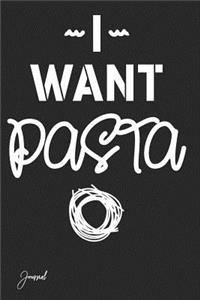 I Want Pasta Journal