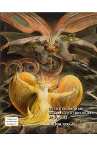 The Great Red Dragon and the Woman Clothed with the Sun - William Blake - Notebook/Journal