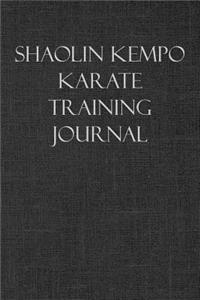 Shaolin Kempo Karate Training Journal