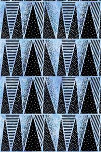 Journal Notebook Abstract Triangles Pattern 10