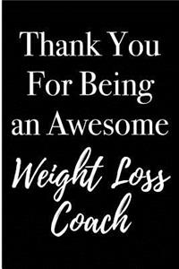 Thank You For Being an Awesome Weight Loss Coach