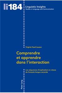 Comprendre Et Apprendre Dans l'Interaction