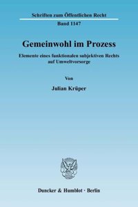 Gemeinwohl Im Prozess