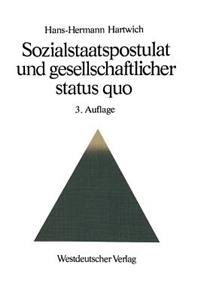 Sozialstaatspostulat Und Gesellschaftlicher Status Quo