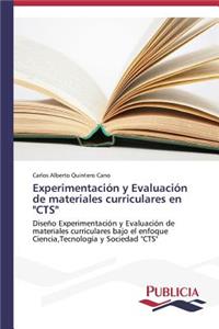 Experimentación y Evaluación de materiales curriculares en 