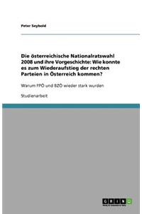 Die österreichische Nationalratswahl 2008 und ihre Vorgeschichte