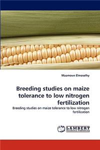 Breeding studies on maize tolerance to low nitrogen fertilization