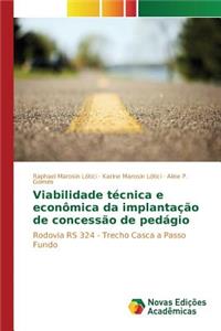 Viabilidade técnica e econômica da implantação de concessão de pedágio