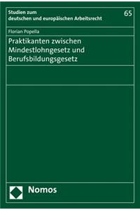 Praktikanten Zwischen Mindestlohngesetz Und Berufsbildungsgesetz