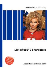 List of 90210 Characters