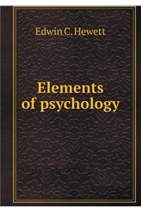 Elements of Psychology