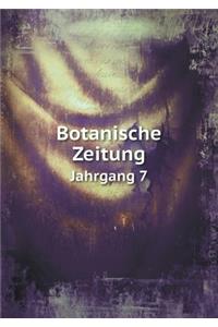 Botanische Zeitung Jahrgang 7