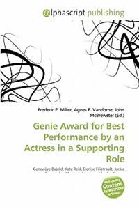 Genie Award for Best Performance by an Actress in a Supporting Role