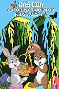 Easter Coloring Book for Kids Ages 4-8