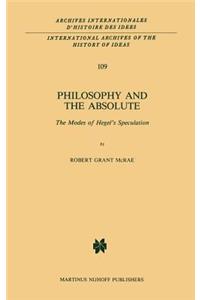 Philosophy and the Absolute